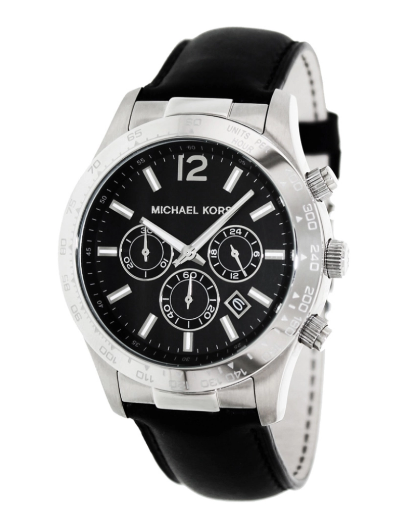 Michael Kors - Relógio Homem Pele Preto