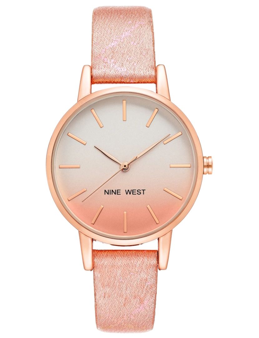 Nine West - Relógio Senhora Dourado Rosa