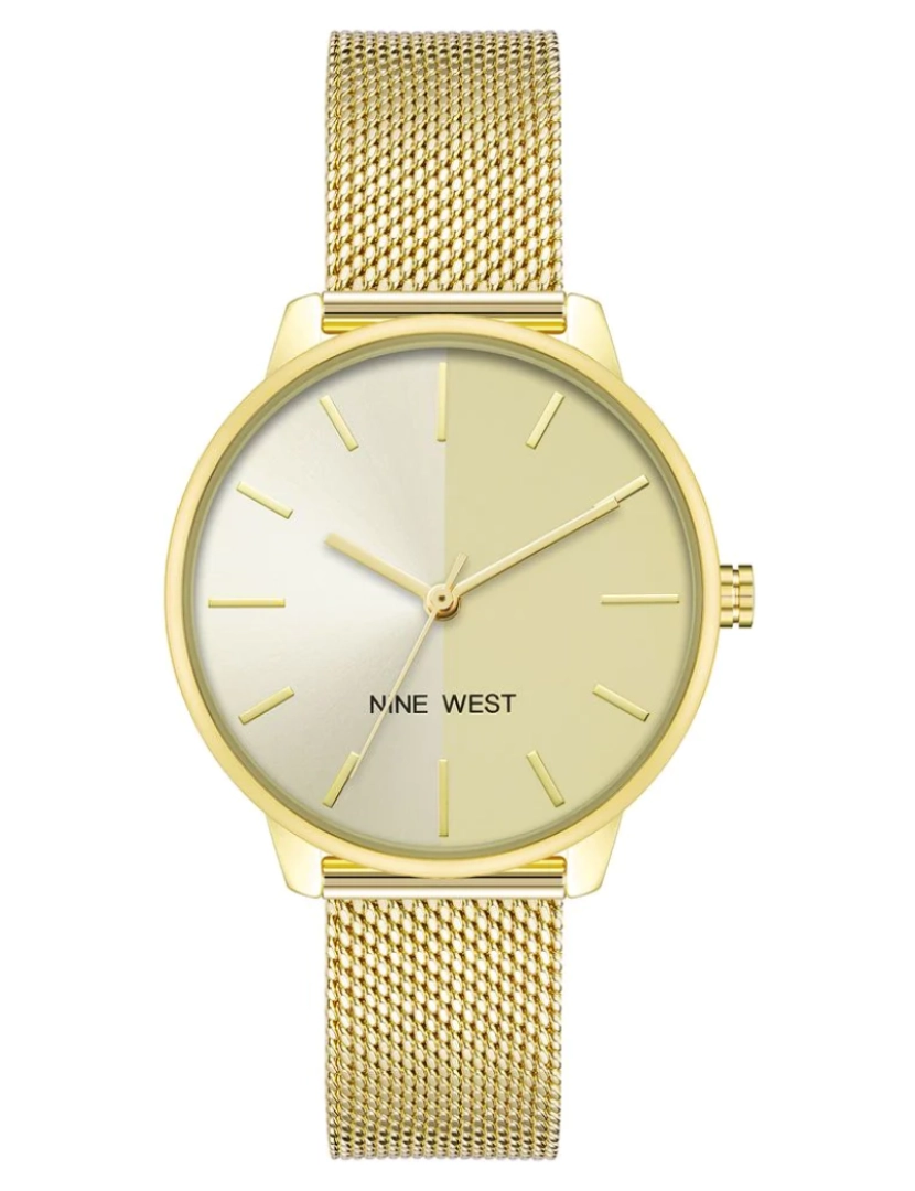 Nine West - Relógio Senhora Dourado