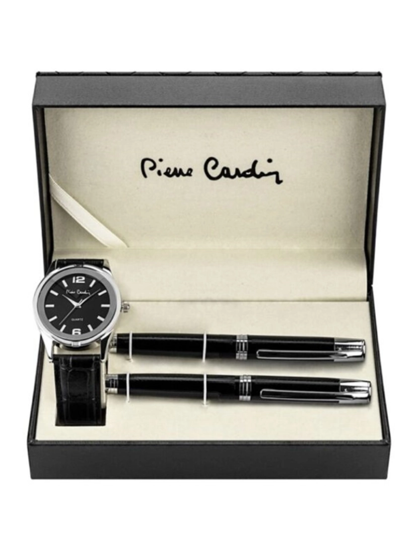 Pierre Cardin  - Conj. Relógio + Canetas 