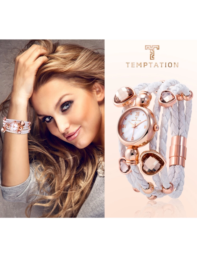 Temptation - Relógio Senhora Branco