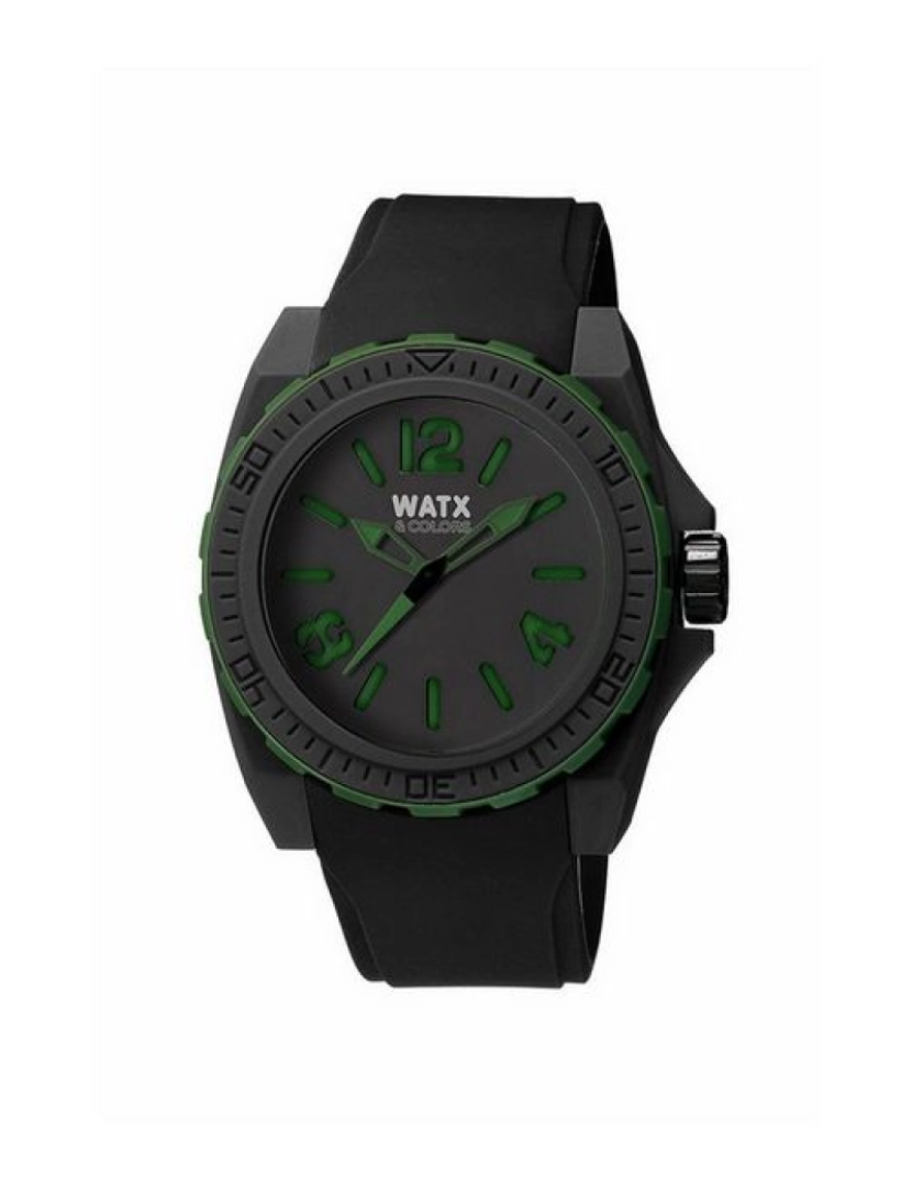 Watx&Co - Relógio de pulseira Preto -verde