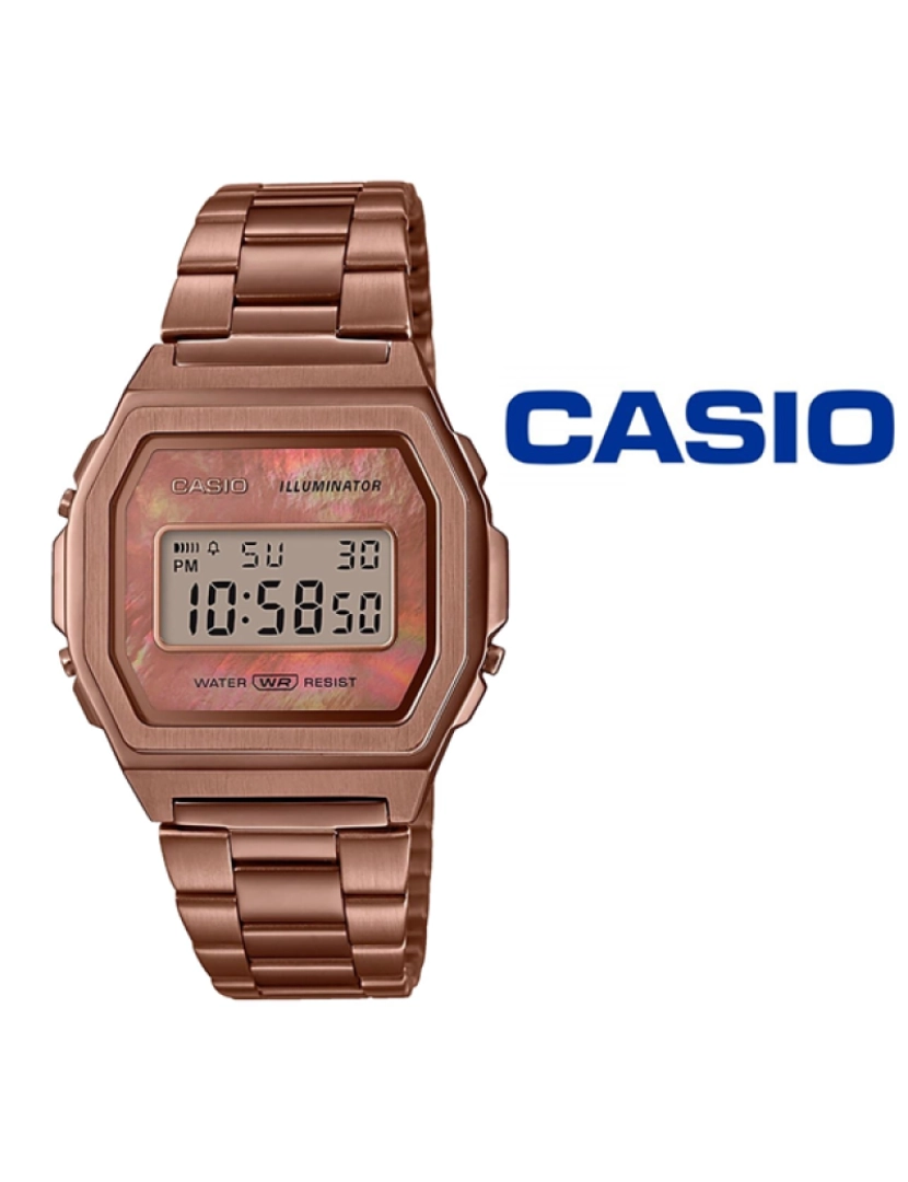 Casio - Relógio Senhora Casio Collection Castanho