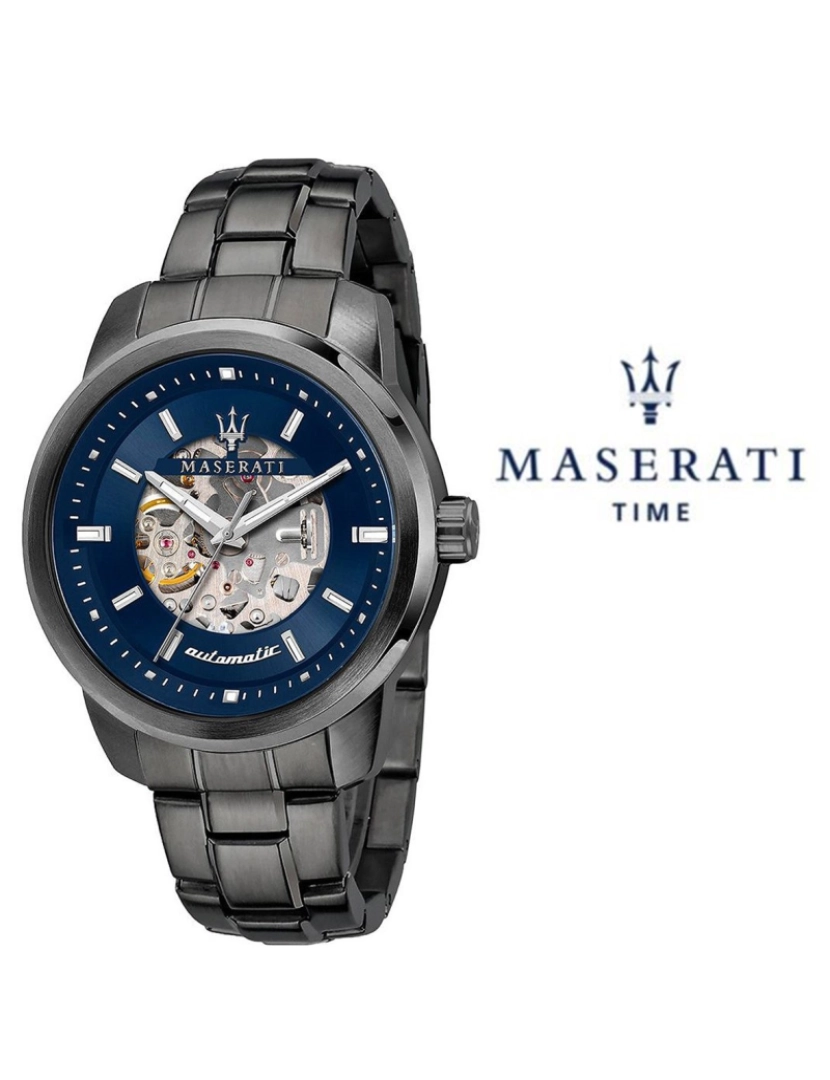 Maserati - Relógio de Homem Cinza e Azul
