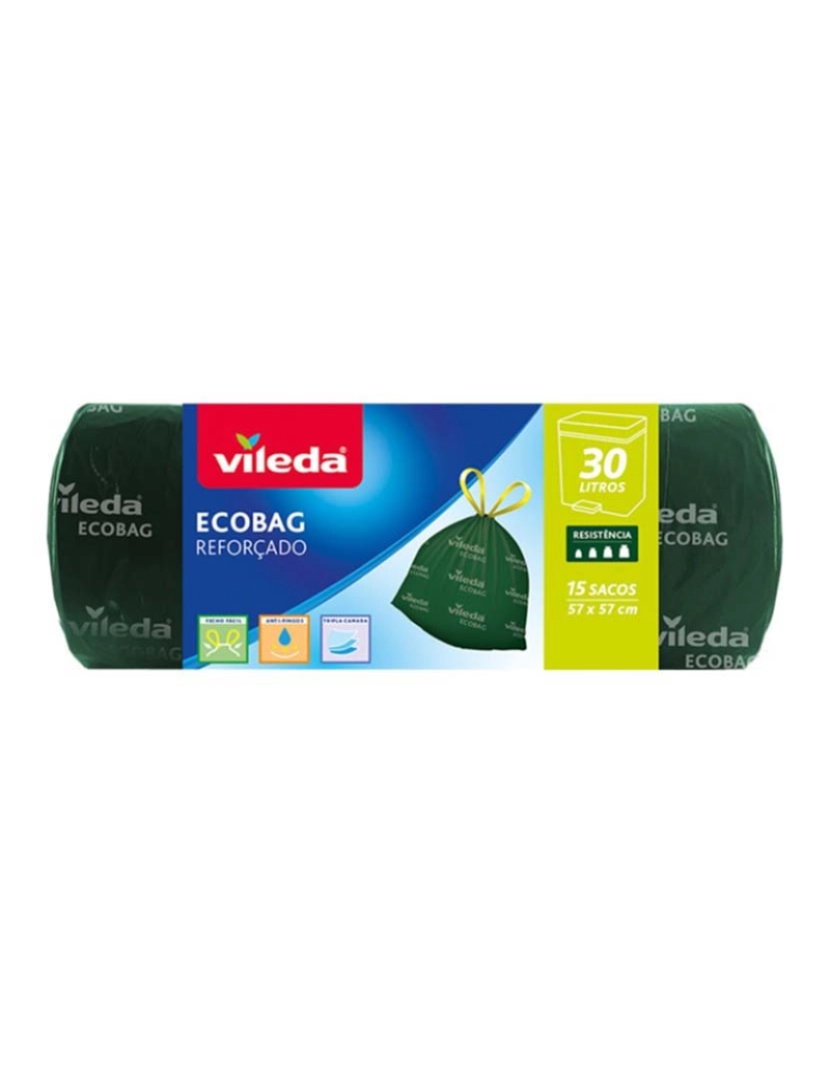 Vileda -  Saco Lixo Eco + 30L (15 Un)