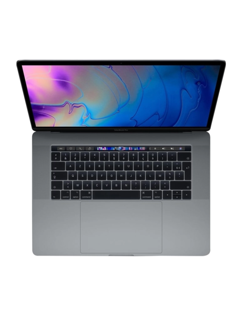 imagem de MacBook Pro Touch Bar 15" 2018 Core i7 2,6 Ghz 16 Gb 256 Gb SSD Cinzento sideral1