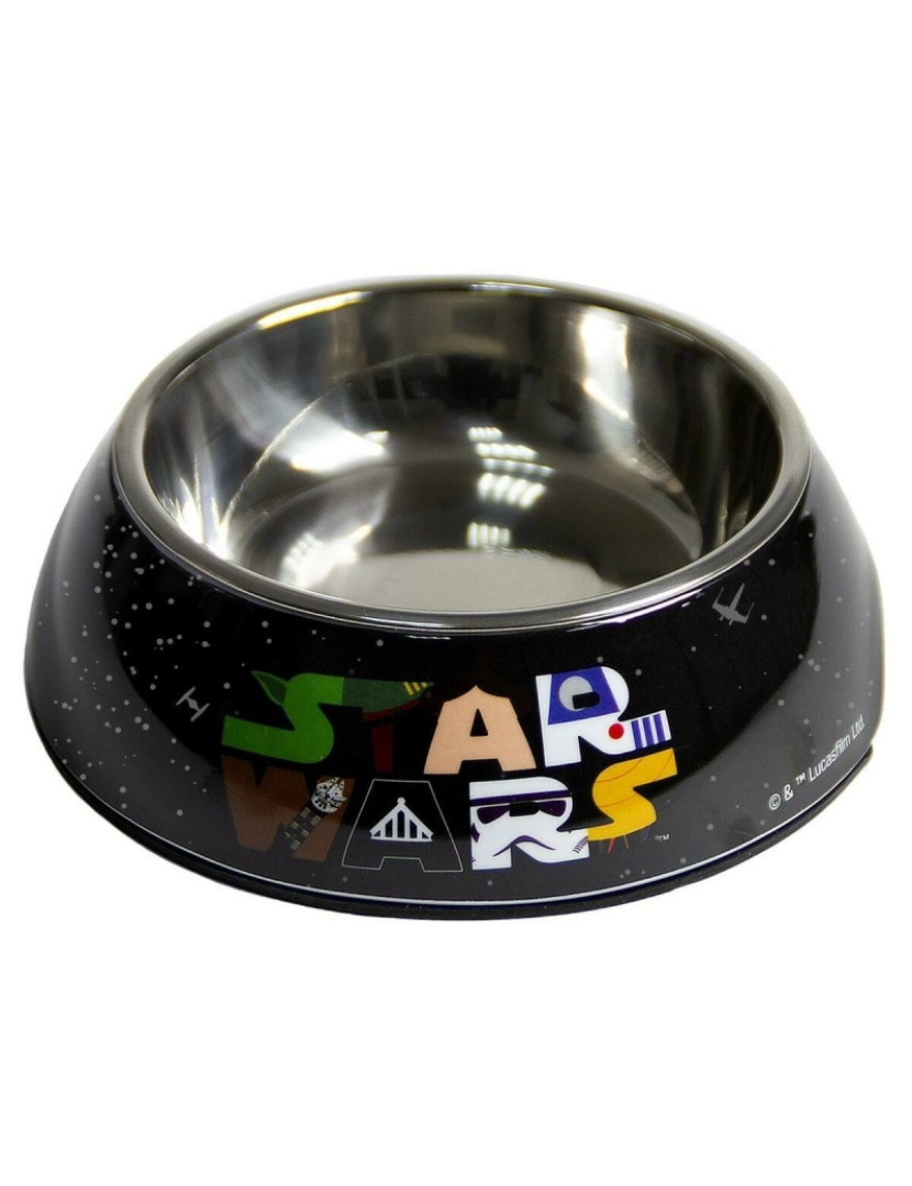 Star Wars - Comedouro para Cão Star Wars Melamina 410 ml Metal Multicolor