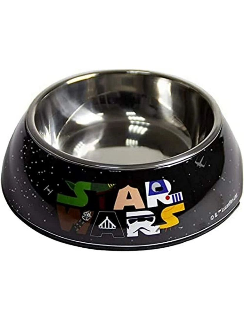 Star Wars - Comedouro para Cão Star Wars 760 ml Melamina Metal Multicolor