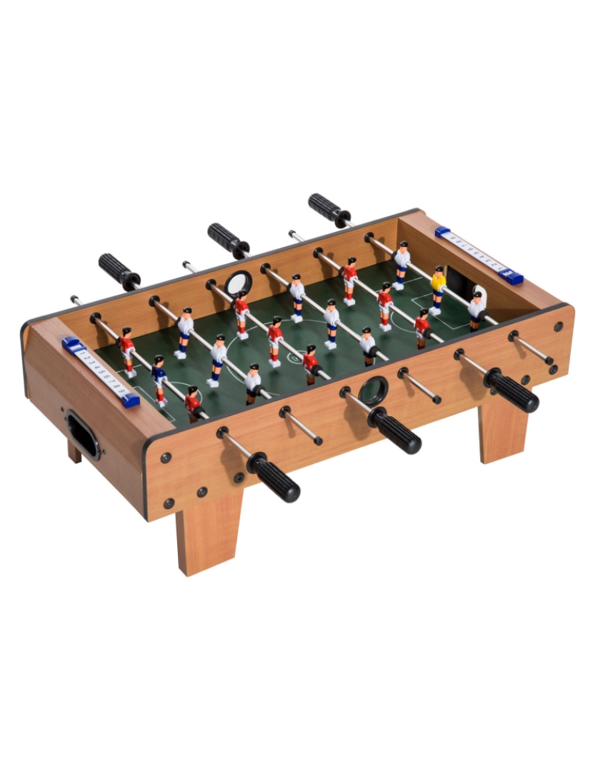 imagem de HomCom Futebol Mesa Madeira para Crianças +3 anos e Adultos - 69x37x24cm1