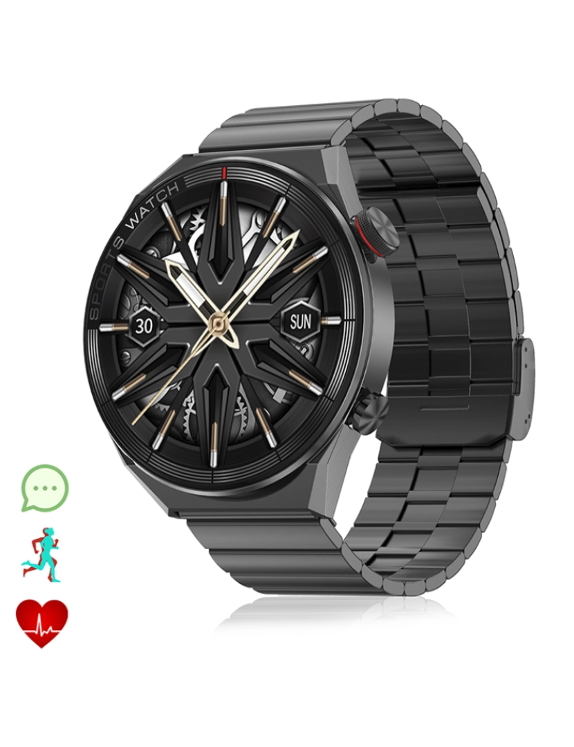 DAM - Smartwatch DT3MATE Preto