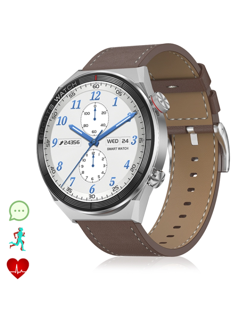 DAM - Smartwatch DT3MATE Couro