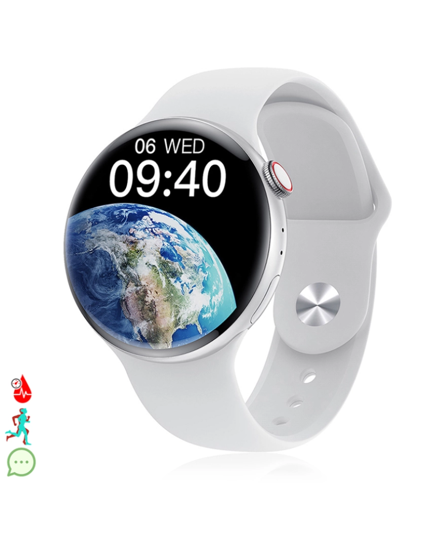 DAM - Smartwatch Microwear Watch8pro Branco