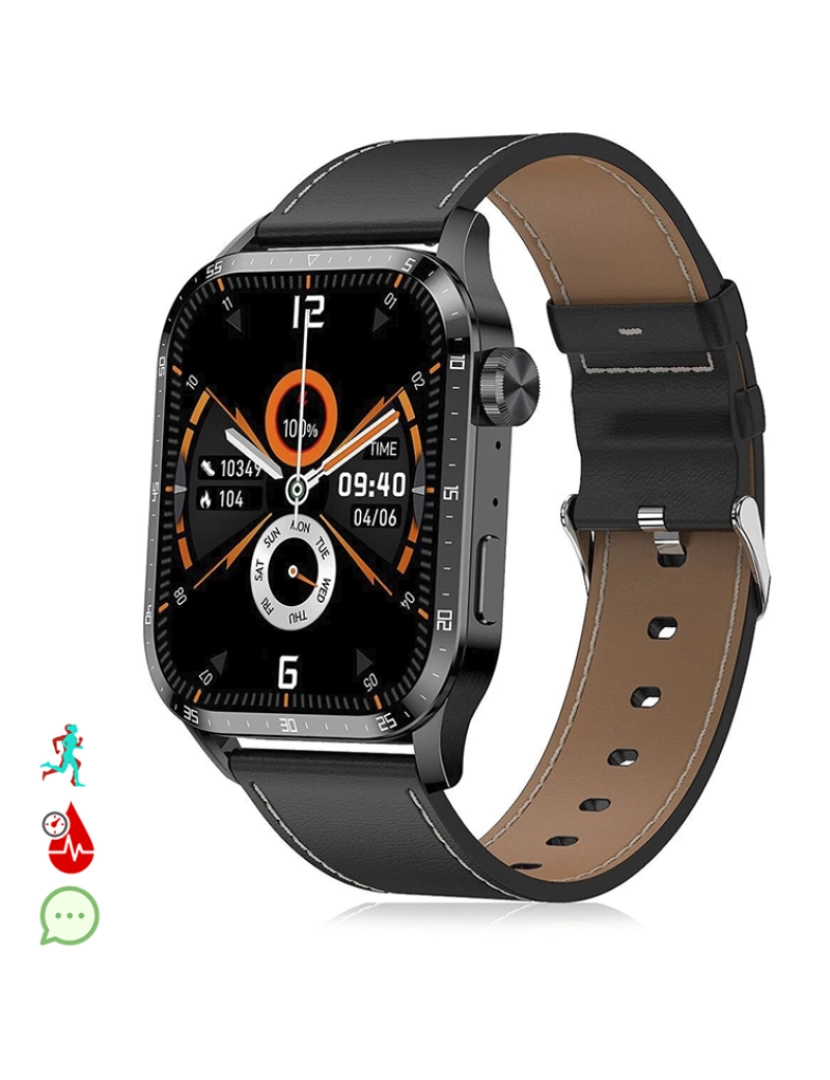 DAM - Smartwatch Microwear GT4 Preto