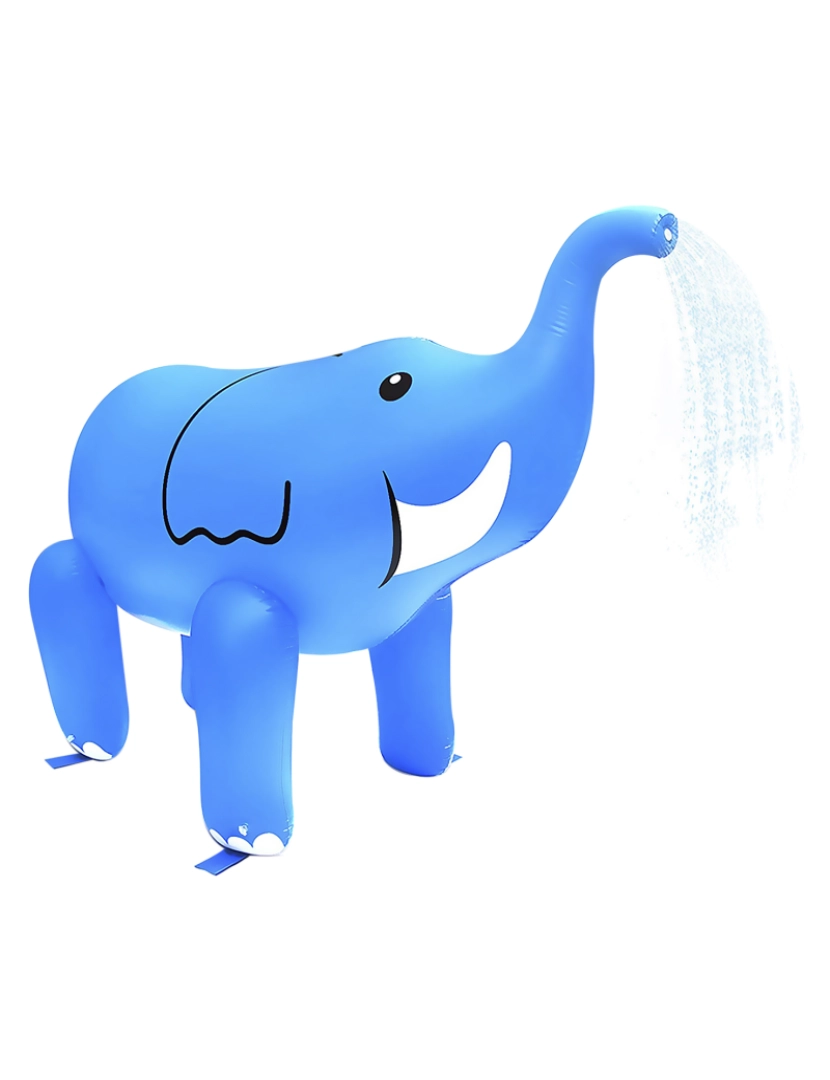 imagem de DAM. Elefante inflável gigante com aspersor de água no porta-malas. 220x160cm.1