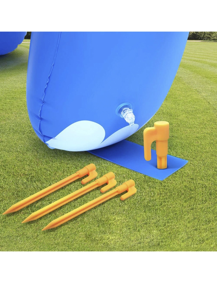 imagem de DAM. Elefante inflável gigante com aspersor de água no porta-malas. 220x160cm.6