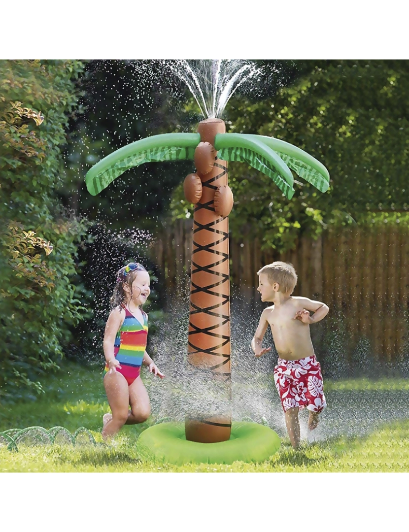 imagem de DAM. Palmeira inflável com aspersor de água superior. 160x90cm.3