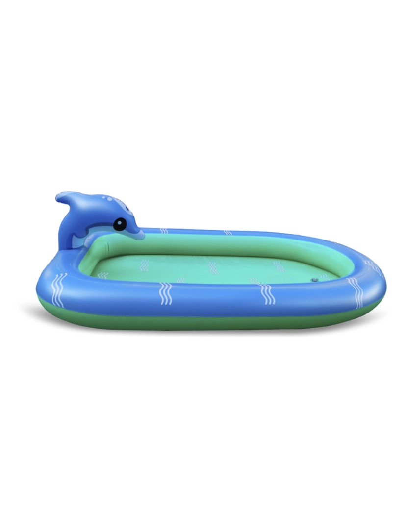 imagem de DAM. Piscina infantil Splash Pad com golfinhos. Jatos de água laterais. 170x110cm.6