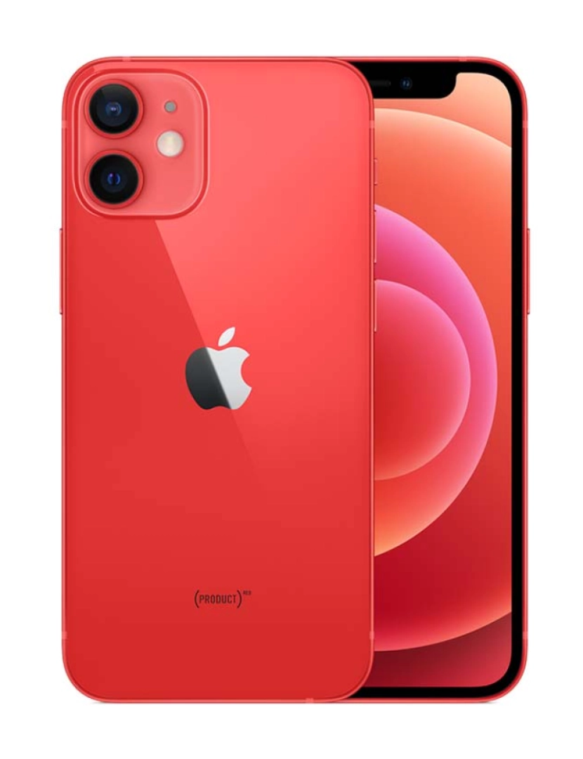 Apple - Apple iPhone 12 Mini 64GB Vermelho Grau B