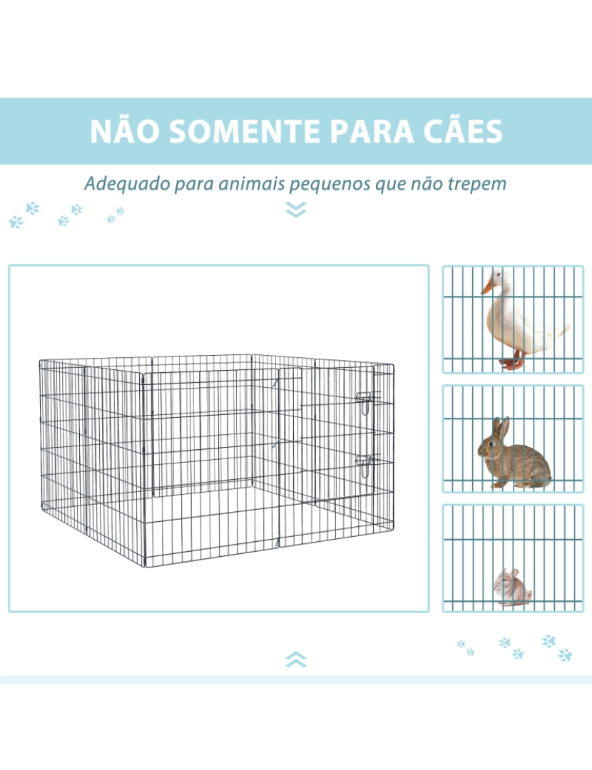 imagem de Parque para Cães 76x61cm cor preto D06-0207