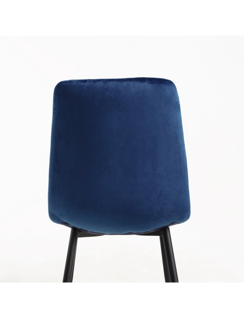 imagem de Pack 2 Cadeiras Liny Veludo - Azul4