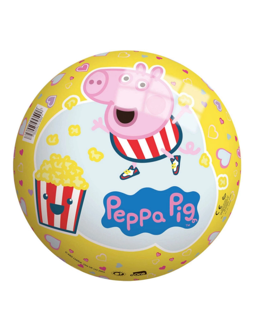 BB - Bola Peppa Pig Amarelo PVC