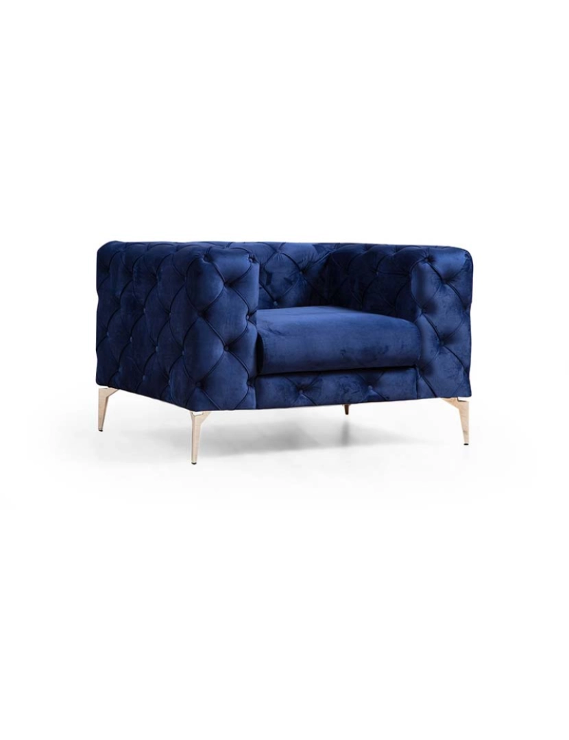 imagem de Poltrona Como Azul Navy2