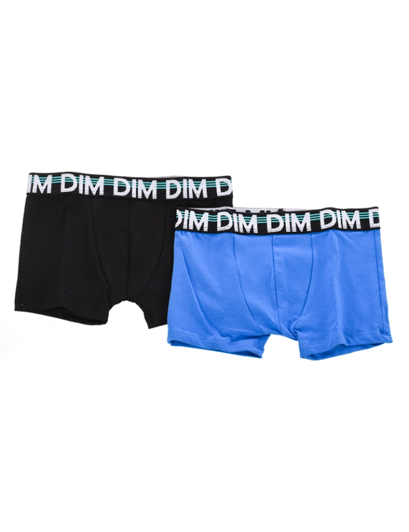 DIM - Conjunto de 2 cuecas Azul-preto