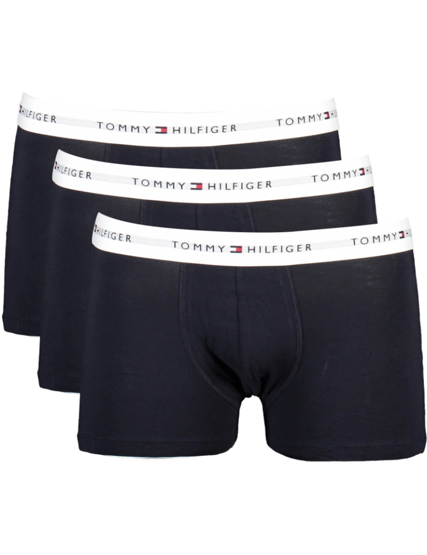 Tommy Hilfiger - Pack 3 Boxers Homem Preto