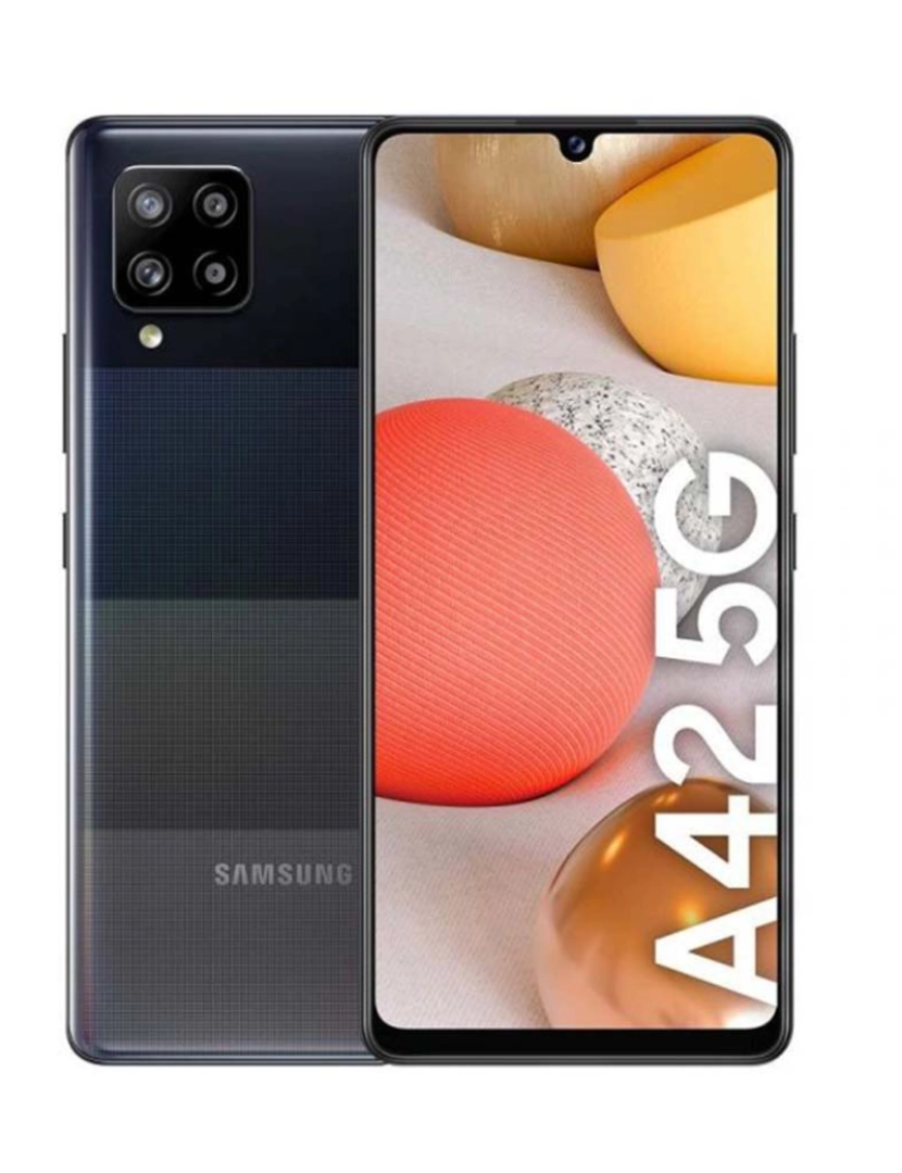 Samsung - Samsung Galaxy A42 5G 128GB A426B DS Black Grau A+