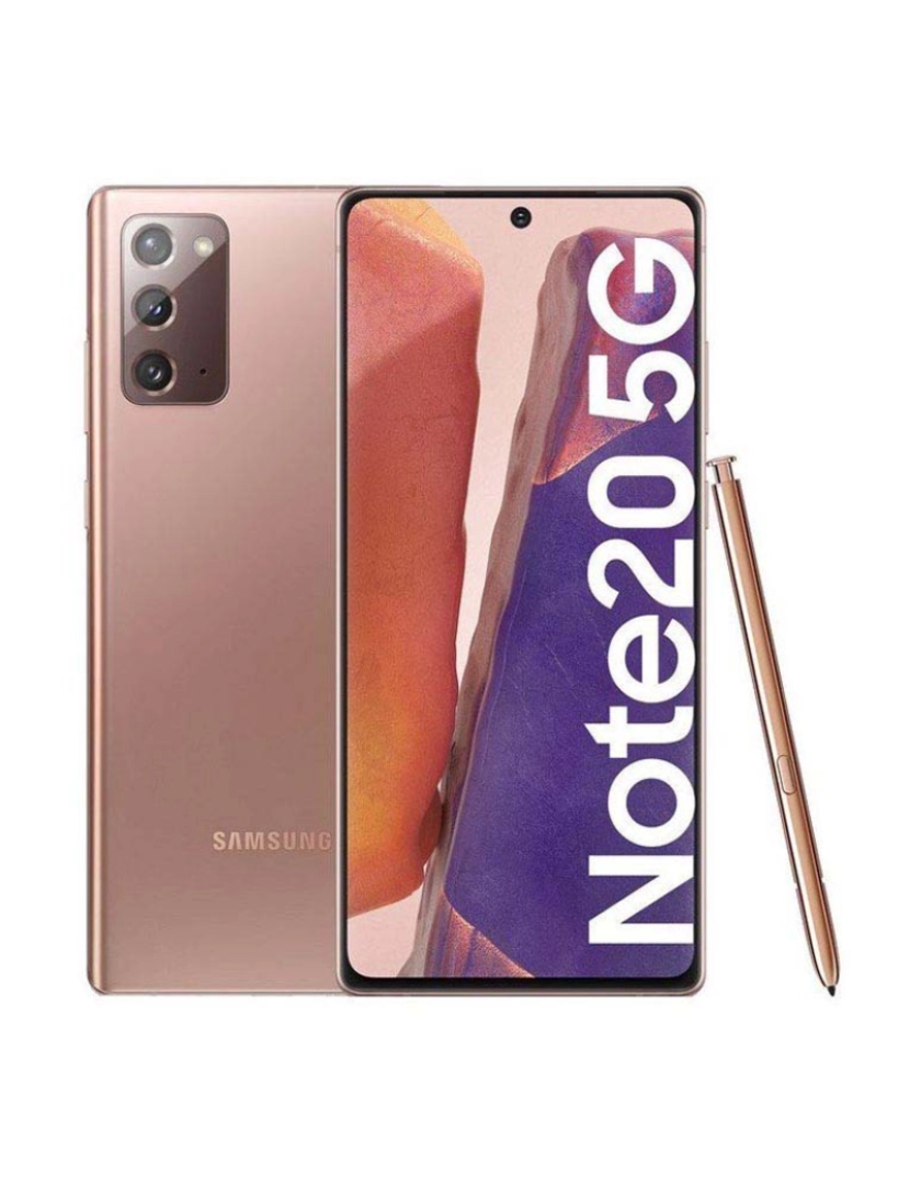 Samsung - Samsung Galaxy Note 20 5G 256GB N981B DS Bronze Grau A+