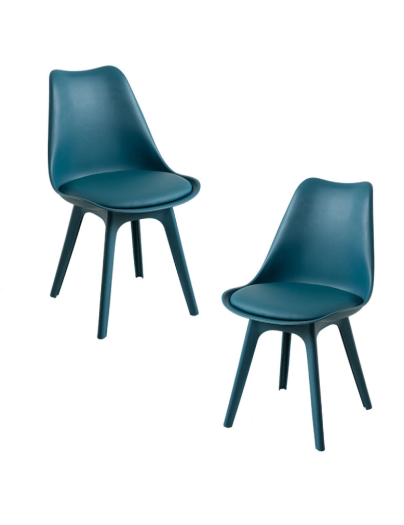 imagem de Pack 2 Cadeiras Synk Suprym - Verde-azulado1
