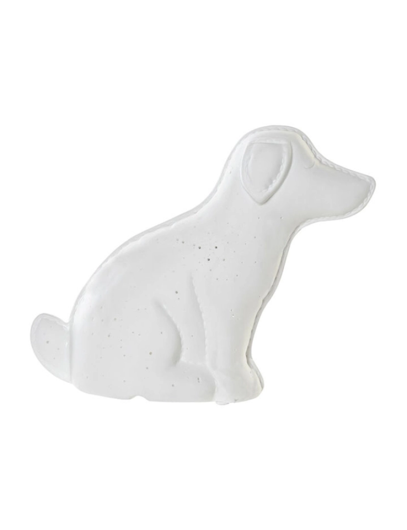 DKD - Candeeiro de mesa Branco Porcelana LED Cão