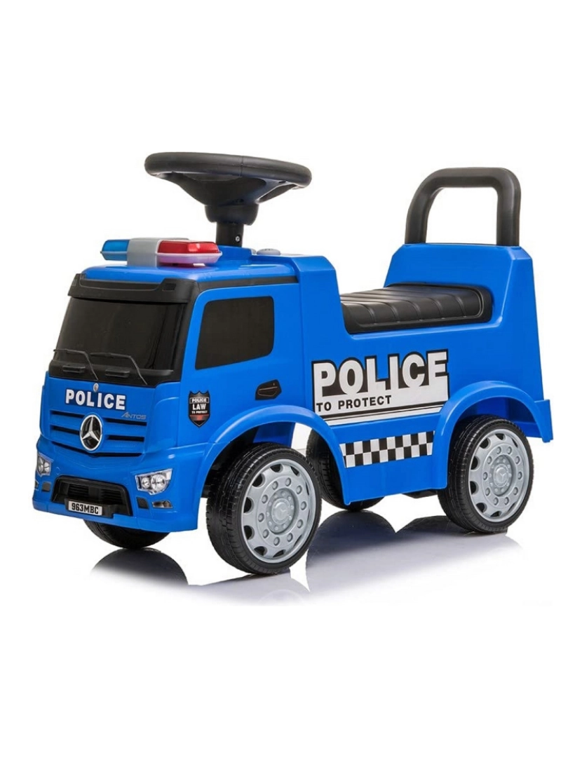 Mercedes - Andarilho Actros 25 Kg Azul Com Som Camião Da Polícia