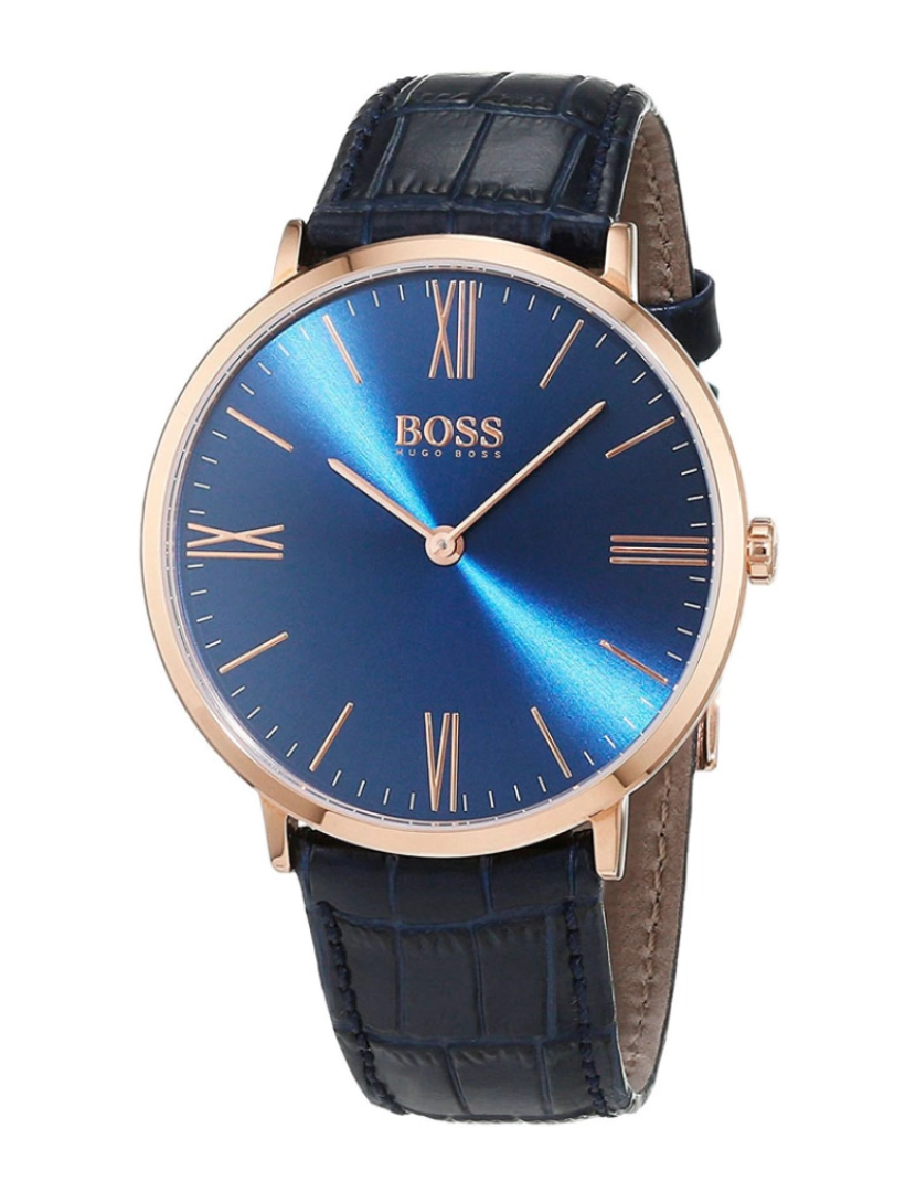 Hugo Boss - Relógio Azul e Dourado