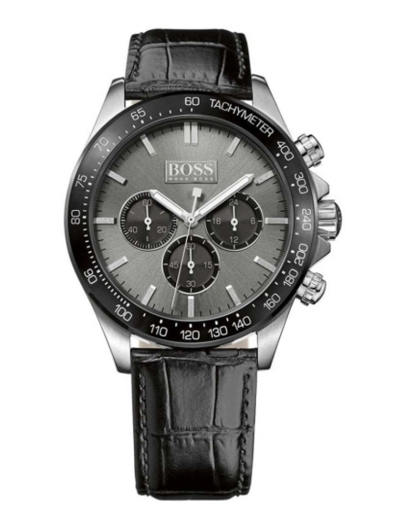 Hugo Boss - Relógio Ikon Preto&Cinzento Escuro