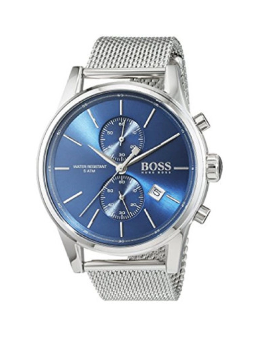 Hugo Boss - Relógio Prateado e Azul