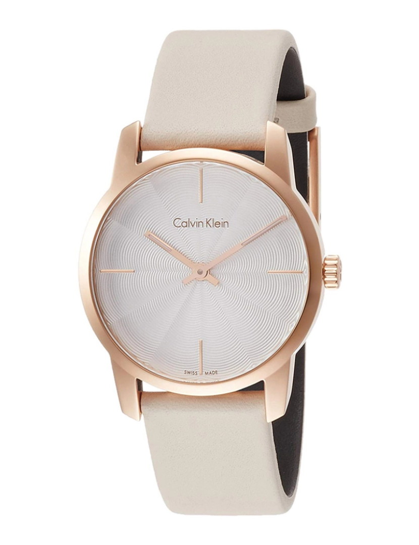 Calvin Klein - Relógio City Senhora Dourado Rosa 