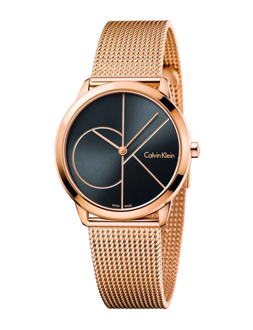 Calvin Klein - Relógio Senhora Dourado e Preto