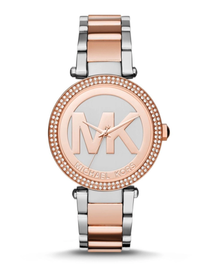 Michael Kors - Relógio Michael Kors Prateado e Dourado Rosa 