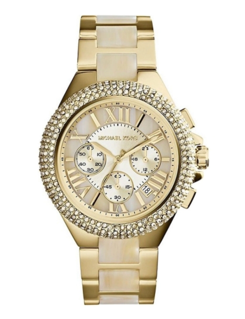 Michael Kors - Relógio Michael Kors Dourado com Cristais