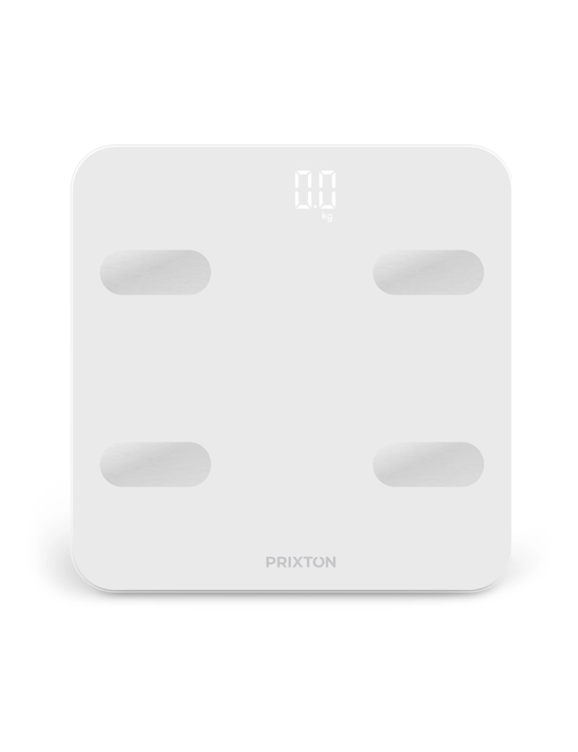 Prixton - Balança Digital PRIXTON BC300 | 13 Funções Análise Corporal com APP Móvel - Branco