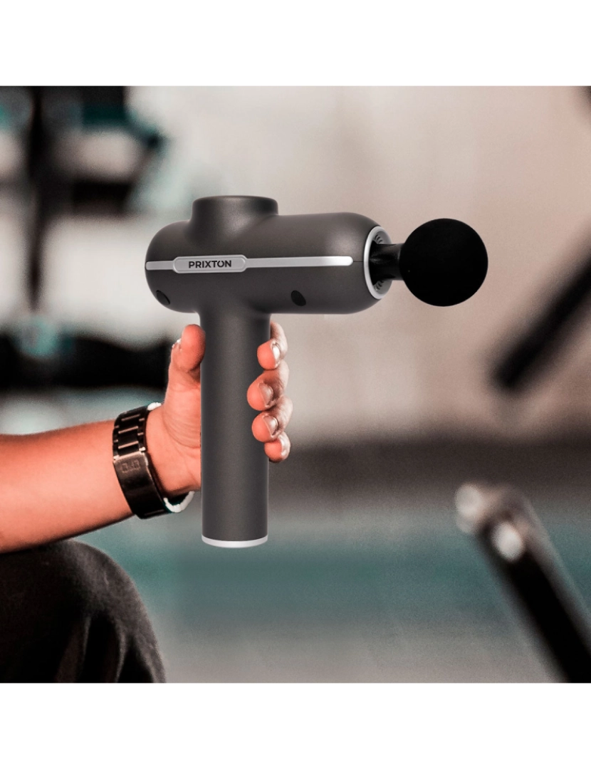 imagem de Pistola de massagem Gun Fit Synergy MGF80|Potência 50W|5 velocidades|4 cabeças2