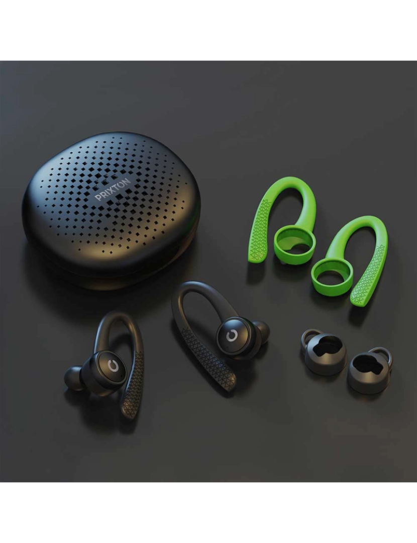 imagem de Auriculares Bluetooth PRIXTON Earbuds Sport TWS160S - Preto8