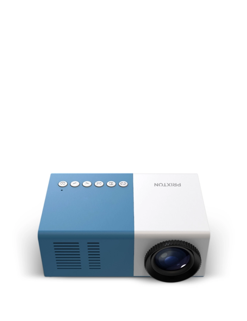 Prixton - Mini Projetor Cinema PRIXTON | Full HD | 900 lumens | 320 x 240 - Azul