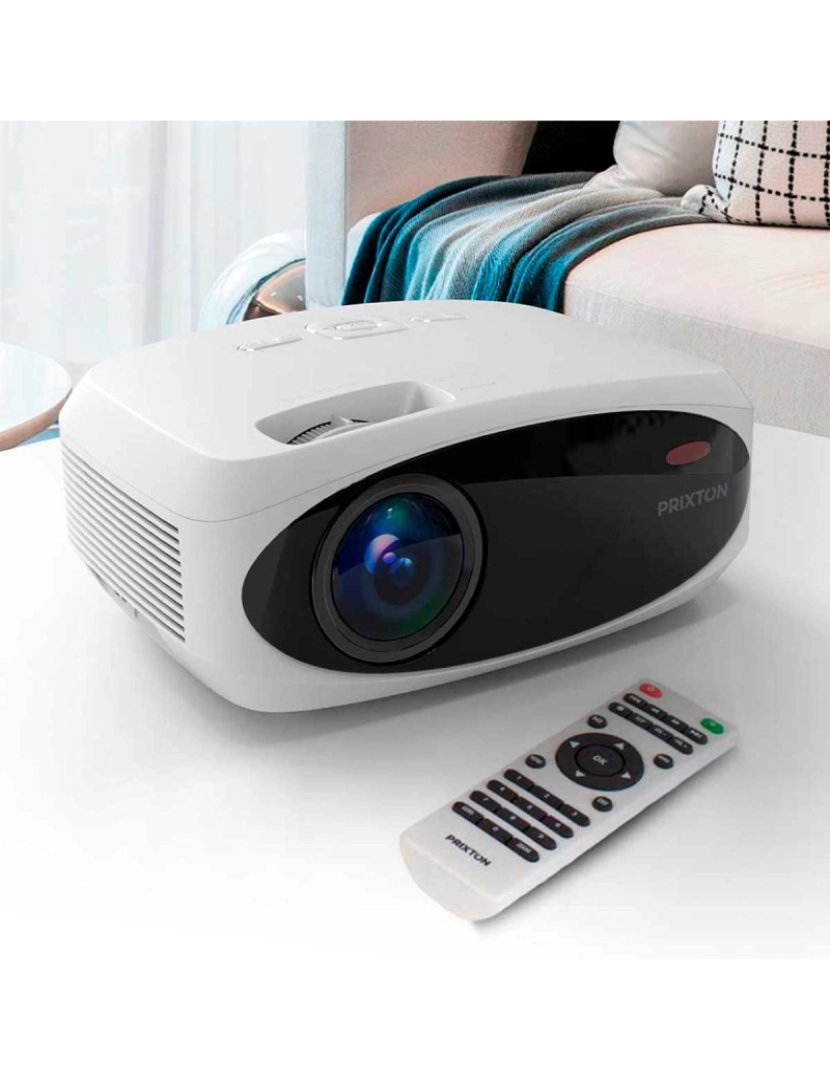 imagem de Projector Prixton Picasso | WiFi | 9000 lúmenes | 1920x1080 - Branco8