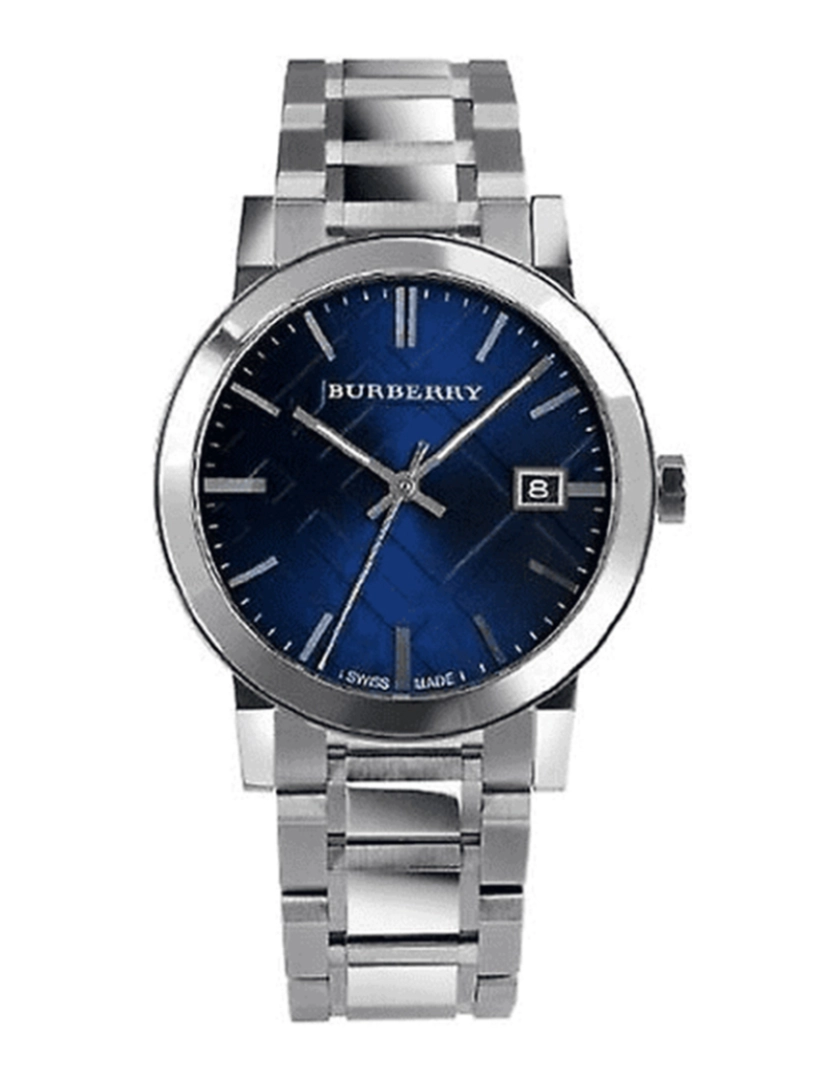 Burberry - Relógio Homem Prateado e Azul 