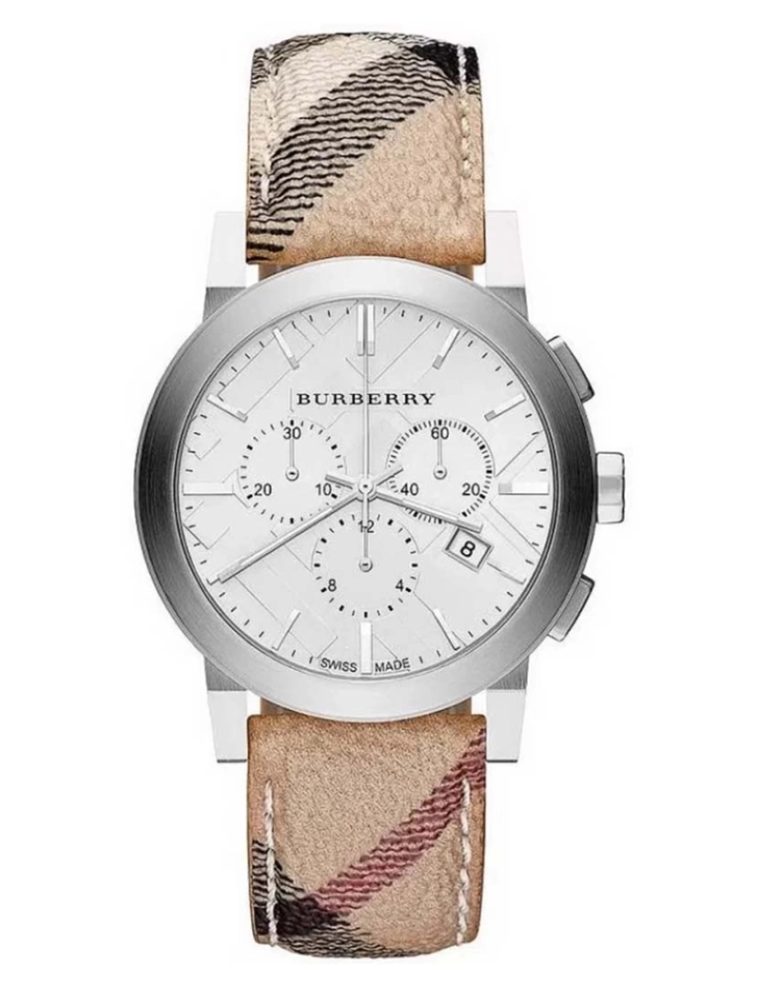 Burberry - Relógio Homem Prateado 