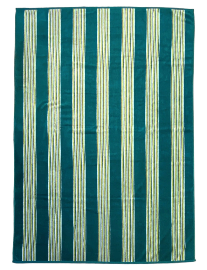 Le Comptoir De La Plage - Toalha de praia Jacquard Milonga Turquesa XL 140x180 400 g/m²