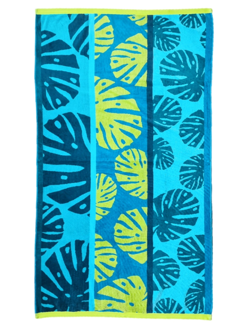 Le Comptoir De La Plage - Toalha de praia Jacquard Monstera 90x170 400 g/m²