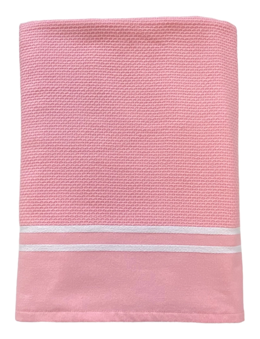 Le Comptoir De La Plage - Fouta forrada a toalha Waffle Candy 90x170 355g/m